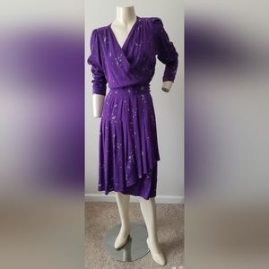Lillie Rubin Norah Noh 100% Silk dress